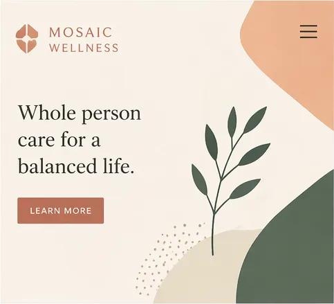 Mosaic Wellness demo site