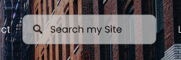 A screenshot of a search bar with light grey background for better readability